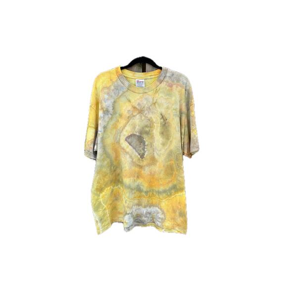 Tie Dye T Shirt | Men’s Shirt | Ice Dye | Upcycled Fashion - Picture 1 of 2